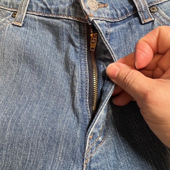 Levis 515 Nouveau Boot Cut Jeans Women's Size 14 Misses L/M Medium Wash Denim - Picture 6 of 13